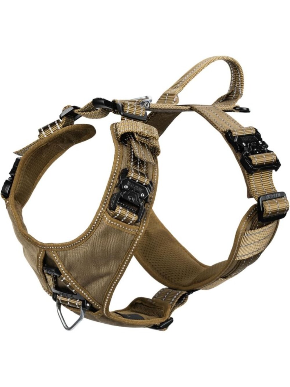 Adjustable Dog Halter Harness with Metal Buckles | Vest for Large Breeds